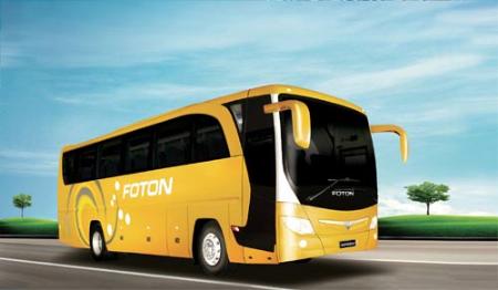 福田欧V演绎新能源客车绿动之美